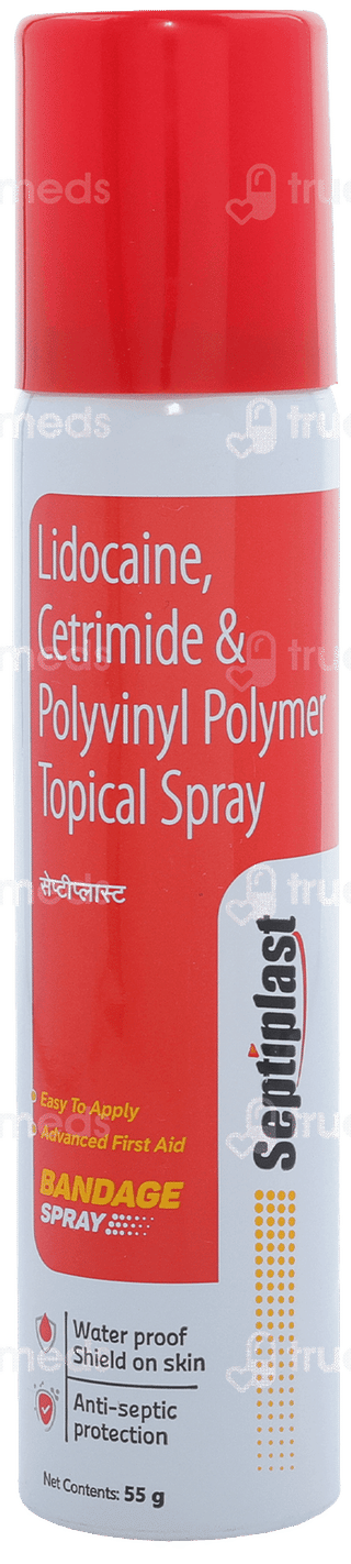 Septiplast Bandage Spray 55 Gm